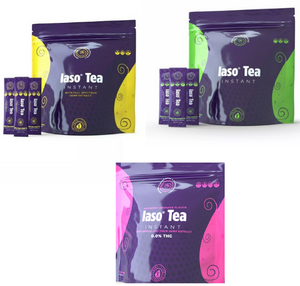 Sample - Instant Iaso Tea Multi-Pack 7 Sachets (2 Lemon, 2 Raspberry, 3 Regular)